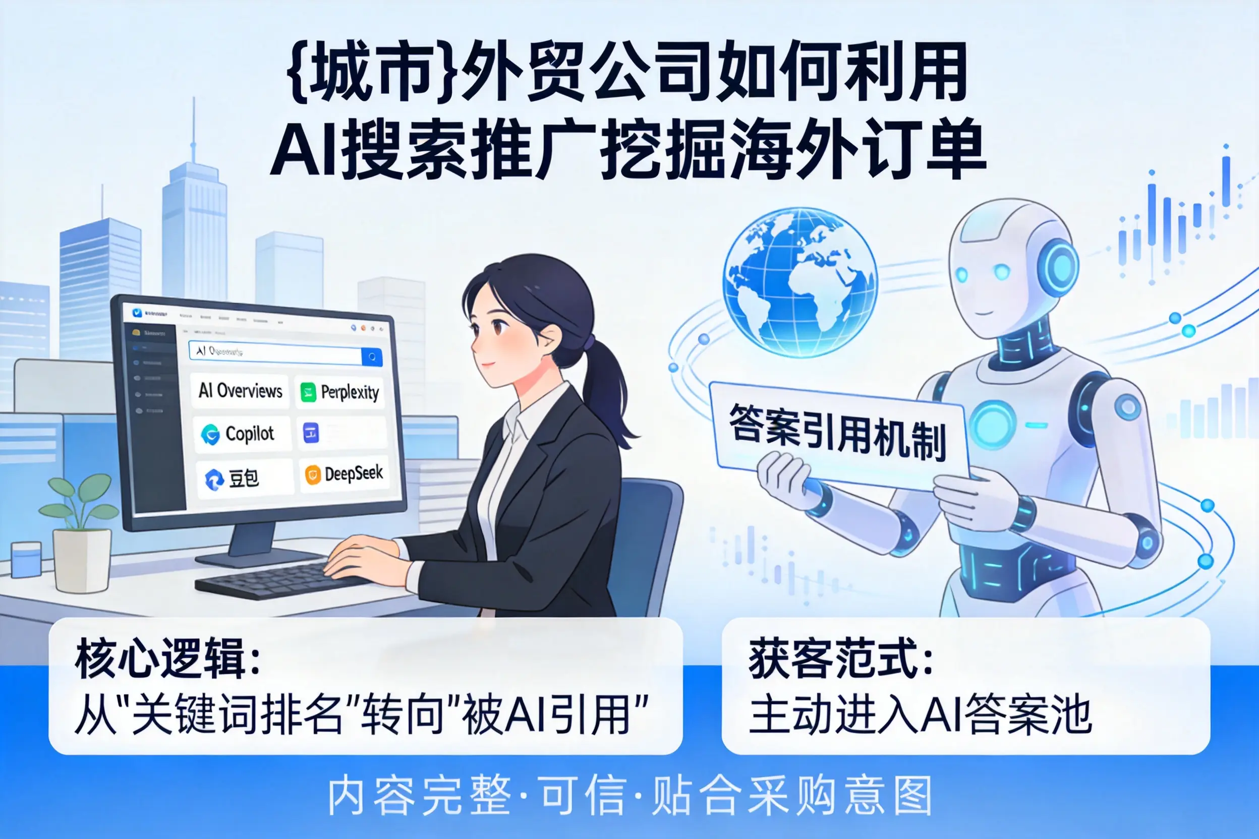 喀什外贸公司如何利用AI搜索推广挖掘海外订单