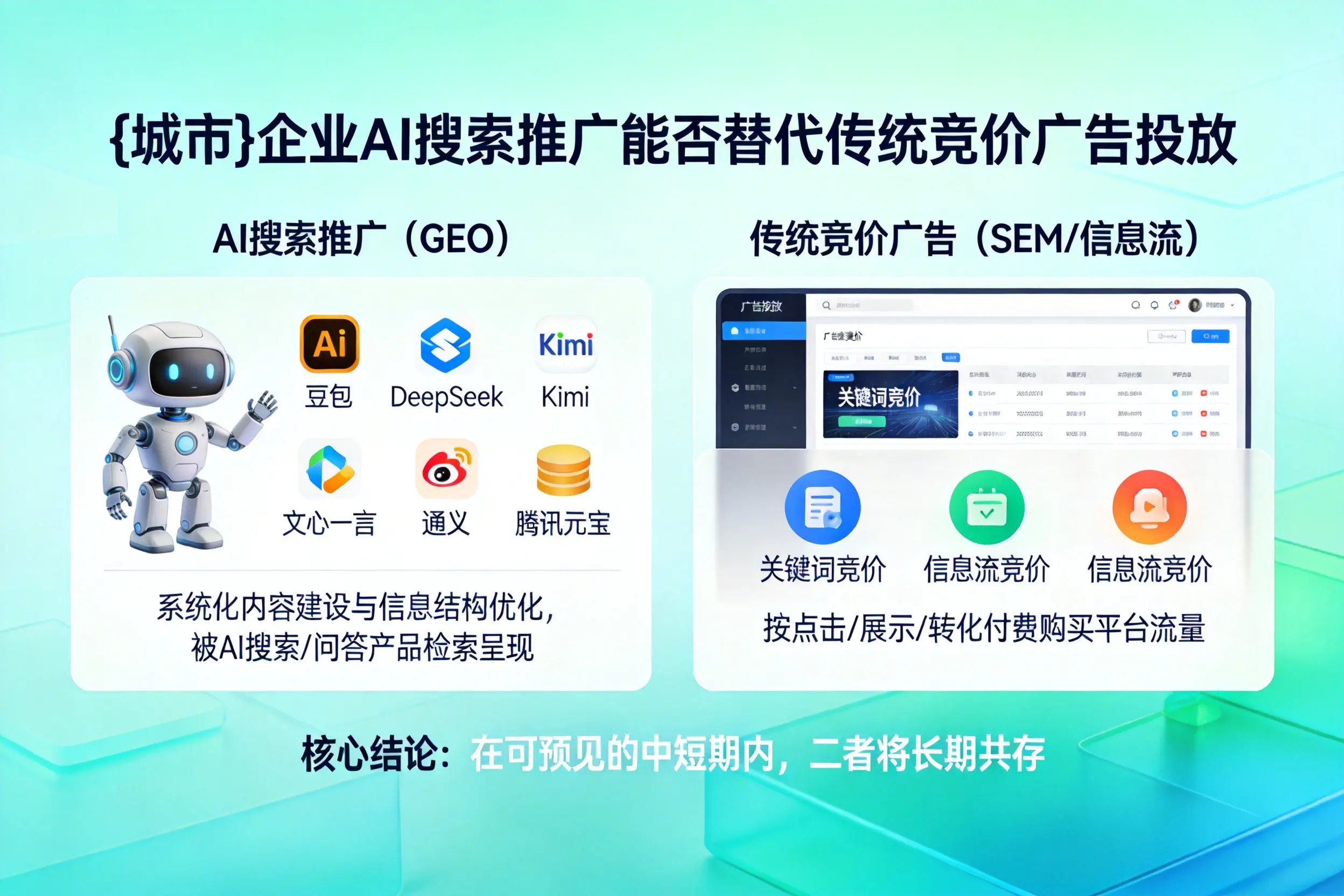 喀什企业AI搜索推广能否替代传统竞价广告投放