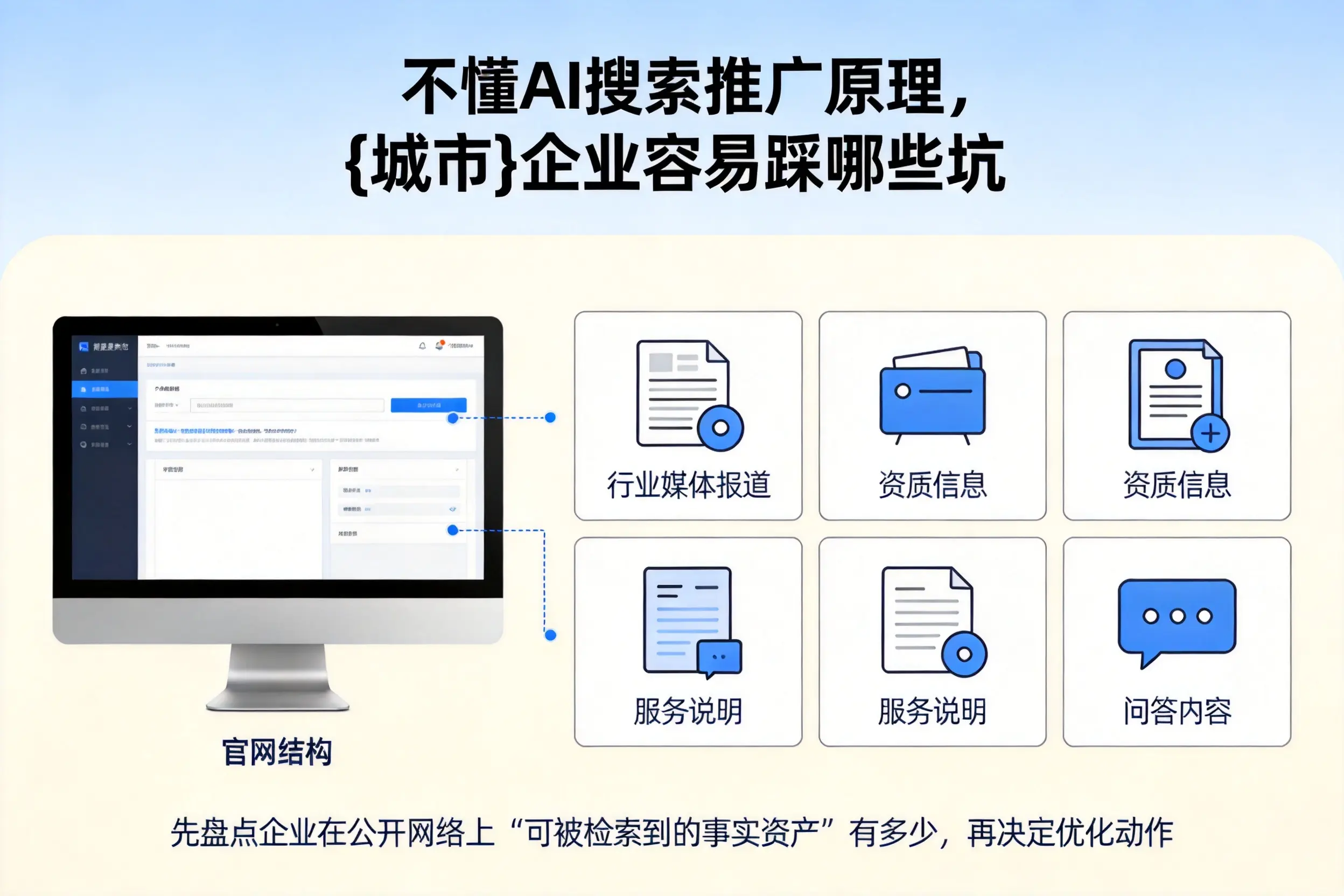 不懂AI搜索推广原理，喀什企业容易踩哪些坑