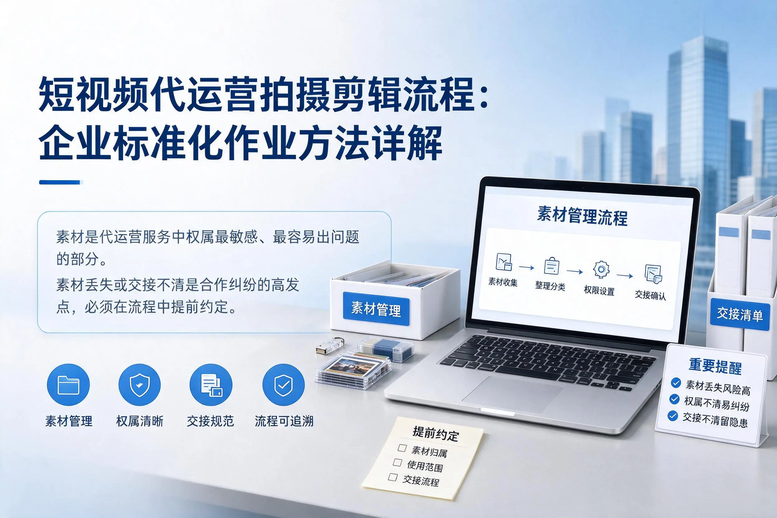 短视频代运营拍摄剪辑流程：喀什企业标准化作业方法详解